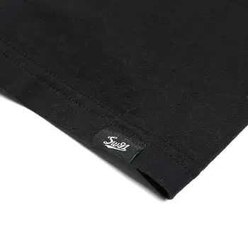 SIMWOOD 2020 Jeseň nové dlhý rukáv t-shirt muži móda vzor tlače bavlna pohodlné módne topy tees SJ170338