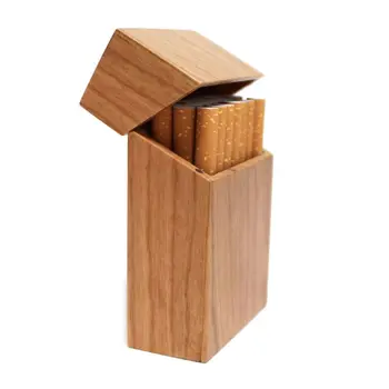 Cigareta Box Dreva s Rosewood a Cherry wood & Bambook Cigariet Prípade Funkčné univerzálny