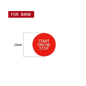 Auto ČERVENÉ Štart Motora Stop vypínač Zapaľovania Tlačidlo Nahradenie Výbava Pre BMW G20 X5 G05 X6 G06 X7 G07 G14 G15 g16, ansel Z4 G29 F40 F44