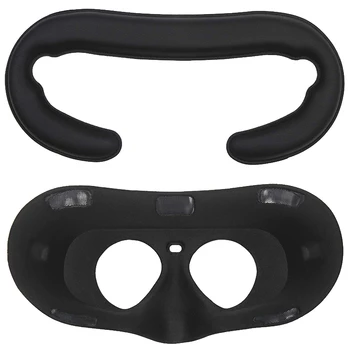 Vr Tvár Pu Kože Krytie Masky & Tvár Bavlna Spodný Pásik Vymeniteľné pre Oculus Ísť Headset (Ľahko Utrite)