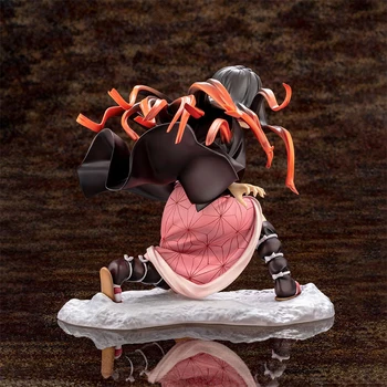 Démon Vrah Kimetsu č Yaiba Artfx J Nezuko Kamado Tanjiro Kamad PVC Akcie Obrázok Anime Obrázok Model Hračky Kolekcie Bábika Darček