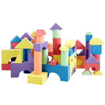 Dieťa Svieti Stavebné Bloky Dieťa Veľkých Blokov, Vzdelávacie Hračky pre Veľké Deti EVA 50PCS Predstierať, Hrať Hry Penové Hračky