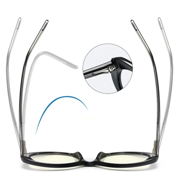 Peekaboo oválny tvar optické okuliare ženy anti modré svetlo acetát tr90 mačka okuliare žena transparentné jarná móda