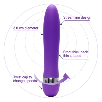 IKOKY Dildo Vibrátor G-bod Stimulátor Klitorisu Čarovná Palička AV Stick Sexuálne Hračky pre Ženy, Dospelých Produkty Vibrátory pre Ženy