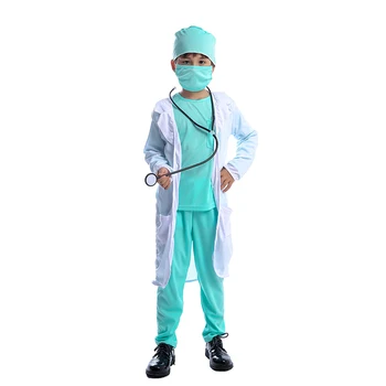 Nemocnice Lekár Detský Lekár Dr. Jednotné Chlapci Dieťa Kariéru Halloween Cosplay Kostým