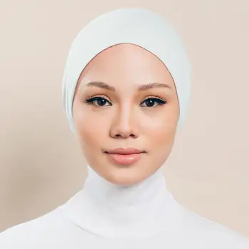 Moslimské Vnútorné Hidžáb Čiapky Úsek Turban Spp Ženy Islam Headwrap Underscarf Kapoty Úplné Pokrytie Pod Šatku Čiapky Turbante Mujer