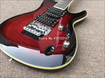 2020 Vysokej kvality Floyd-rose Elektrická Gitara,Strieborný hardware elektrická gitara,doprava zdarma