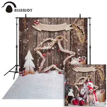 Allenjoy Kulisu Pre Fotografické Štúdio Krásna Snehová Vločka Pentagram Dekorácie Borovica Darčeky, Vianočné Pozadia Photocall