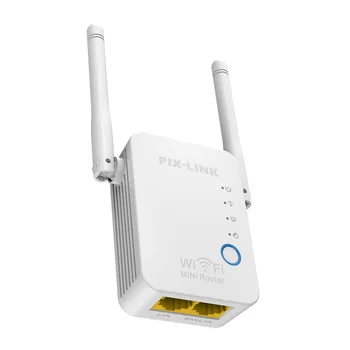 PIXLINK Bezdrôtový Router Wifi Opakovač predlžovač Dosahu Signálu Zosilňovač 300Mbps Siete Booster 2.4 G Prístupový Bod Wi-Fi, Mini