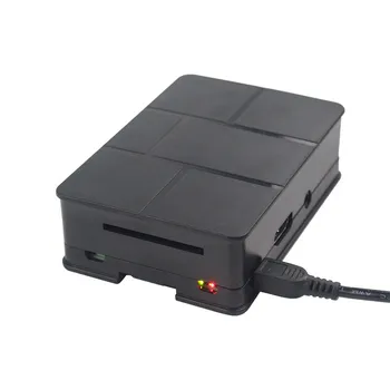 Pre Raspberry Pi 3 kit ABS Prípade Box Skrinka+5MP kvalite 1080P Video Kamera+Akryl Držiak+Energie+Chladič pre Pi 3 Model B+ Plus