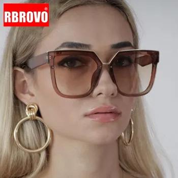 RBROVO 2021 Nadrozmerné Okuliare Ženy Námestie Slnečné Okuliare Ženy/Muži Luxusné Okuliare pre Ženy Autor Oculos De Sol Feminino