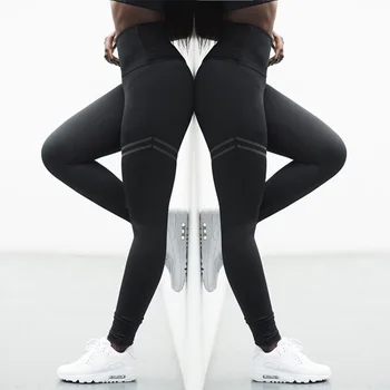 2020 Ženy Vysoký Pás Anti-Celulitída Hip-Výťah Kompresie Slim Fitness Legíny Cvičenie Push Up Bruško Kontroly Beží dg88