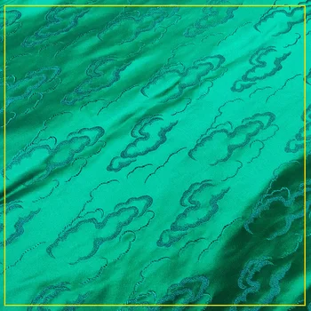 Čínsky Hodváb Brocade Textílie Kroji Cheongsam Svadobné Šaty Vankúš Posilniť DIY Taška Propitious Cloud