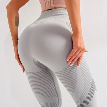 Vysoký pás bezšvíkové legíny pre ženy duté sa telocvični leginy super elastický jóga nohavice fitness sport pančuchové nohavice jogging nohavice