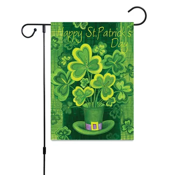 Írsky St. Patricks Day Mini Dvore Banner Záhrada Vlajka S Vysokou Kvalitou Záhrada Vlajky Dom Dekor 2020 Nové Módne