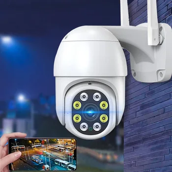 HD 1080P Vonkajšie WiFi IP Kamera Ochranný Dohľad, obojsmerné Audio Nepremokavé Mimo Cam 360 PTZ CCTV Monitor Wi-Fi Fotoaparátu
