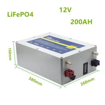 Lifepo4 12v 200ah batérie lifepo4 12V lítiové batérie vstavaný BMS pre elektrické motorových lodí,golf cart,solárny systém