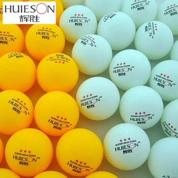 HUIESON 50pcs/Taška Exkluzívny 3-Hviezdičkový Super Stolný Tenis Gule 40 mm+2.9 g Ping Pong Loptičku Dospelých Klubu Školenia Stolný Tenis Gule