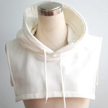 Kórejský Dámy geometrické náhrdelník wild white šifón dvojité šatkou ženský plášť tričko Jeseň zima nový silný materiál sveter