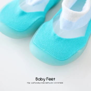 Baby ponožky, topánky anti-slip s gumovou podrážkou roztomilé mäkké Podlahy Ponožky