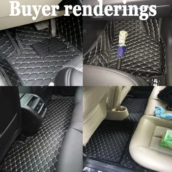 V pravej ruke riadiť auto podlahové rohože pre Toyota FJ Cruiser Fortuner 4Runner auto-styling kožené doplnky koberec vložky