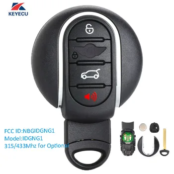 KEYECU Výmena OEM Smart Remote príveskom, 4 Tlačidlo 315/434MHz Voliteľné pre BMW Mini Medi-2018 Fcc # NBGIDGNG1