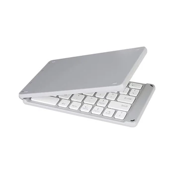 Tenký Prenosný Mini skladacie Bluetooth klávesnica bezdrôtová skladacie klávesnica s Touchpadom pre Windows Android Ios Tablet ipad telefón
