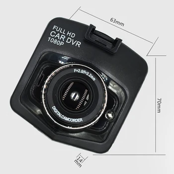 HD 1080P Auto Video Parkovanie Záznamník Senzor Night Vision Camera DVR Mini Nočné Videnie Video Registrator Dash Cam