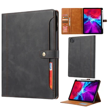 Luxusné Flip Kožené Book obal Pre iPad Vzduchu 4 10.9 Palcový Karty, Peňaženku Stojí Kryt Pre iPad Pro 11 