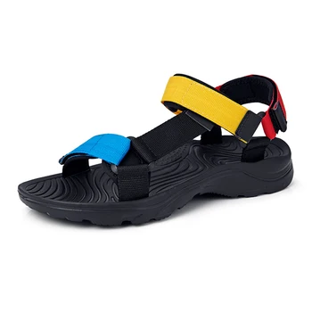 Plážové Sandále Mužov 2020 Letné Módy Bežné Sandále Vonkajšie Non-slip Háčik Slučky Ľahké Sandále Veľkosť 46 Mužov topánky