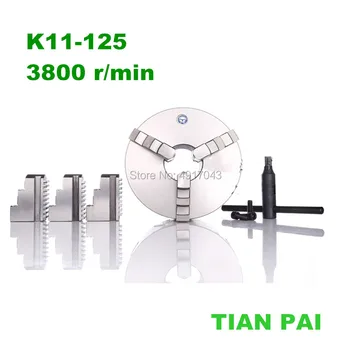 TIAN PAI K11-125 3 čeľuste chuck/125 MM manuálne sústruh chuck/3-Čeľuste Self-centrovanie Chuck