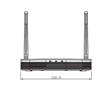 Pôvodné Dahua 4K NVR Nahrávač 4 Kanál 8 Kanálov Smart 1U Lite H. 265 Bezdrôtový NVR Network Video Recorder Dve Antény H. 265+
