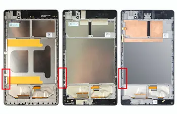 Pre Asus Google Nexus 7 ME571 ME571K ME571KL ME572 ME572CL Nový LCD Displej Dotykový Displej+Rám Montáž Náhradné