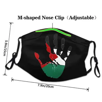 Palestína Vlajka Palestínskej Strane Free Gaza masque tváre lavable šport mondmasker Mondkapjes pleťové masky luxusné dizajnér