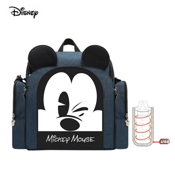Disney Detské Jedálenské Stoličky Taška Multifunkčné Plienka Taška Prenosná Bezpečnostné Pásy, Nepremokavé Matka Kabelka Nappy Batoh Na Cesty