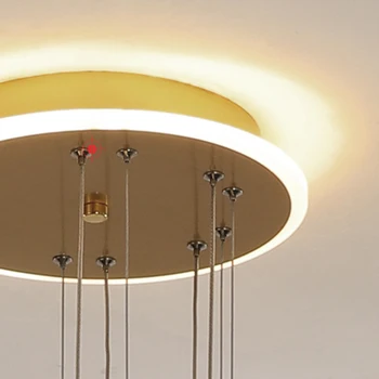 Post-Moderné LED Svetiel Prívesok Nordic Jedáleň, Obývacia Izba, Reštaurácia Lampy Luster Svetlo Luxusné Art Domáce Osvetlenie