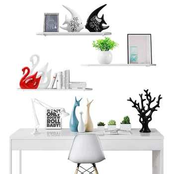 Moderné Keramické Figúrky Ryby Swan Vybavenie Remesiel Domov Obývaciu Izbu Tabuľka Ozdoby Office Desktop Doplnky, Dekorácie Umenie