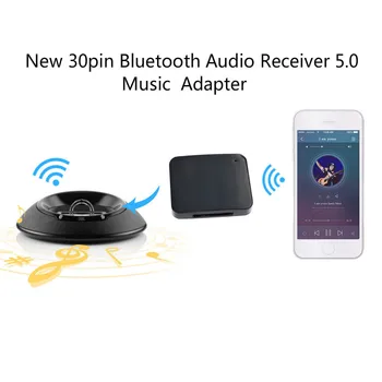 MINI Bluetooth Aktivujte 30 Pin Bluetooth 5.0 A2DP Hudba Prijímač Audio Bezdrôtový Stereo Adaptér Pre Bose Sounddock II 2 IX 10