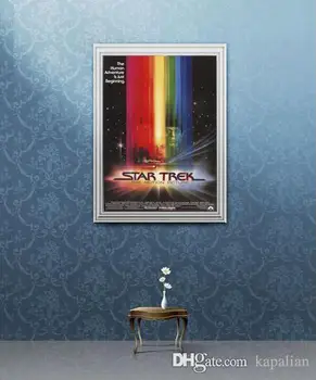 Plagát 1966 Star Trek The Motion Picture Art Tlač Foto Papier Wall Art Obraz Maľovanie 12 24 36 47 Palcov