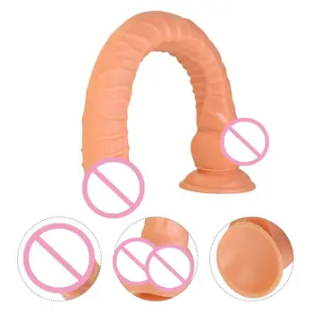Realistický Penis Super Dlhé Veľký Dildo S Prísavkou Sexuálne Hračky pre Ženy, Ženská Masturbácia