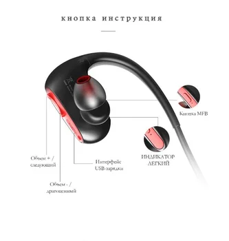 Najnovšie DACOM L05 Bluetooth Slúchadlá Športové Headset Basy Zvuk Bezdrôtové Slúchadlá IPX7 Nepremokavé Beží Slúchadlá s Microp