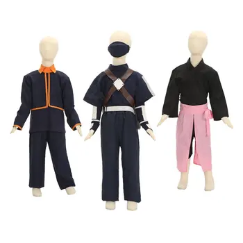 Naruto Cosplay Kostým Detský Chlapci Hatake Kakashi Uchiha Obetí Jednotné Dievčatá Nohara Rin Deti Oblečenie, Oblečenie pre Halloween