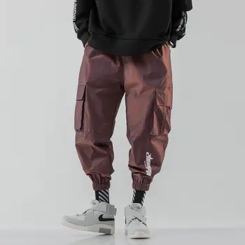 2020 Nové Módne Streetwear Joggers Mužov Bočné vrecko Bežné Hip Hop Mens Hárem Nohavice Milovníkov Nohavice
