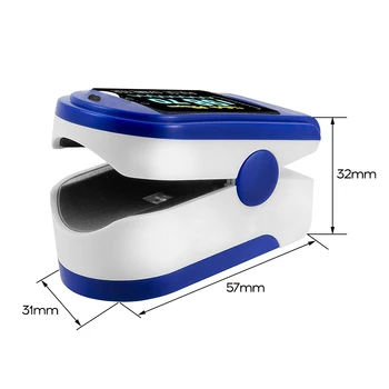 Lekárske Domácich Digitálnych Prsta pulzný Oximeter Kyslíka v Krvi, Sýtosť Meter Prst OLED SPO2 PR Monitor zdravotnej Starostlivosti