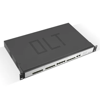 Mini HSGQ-XE08 10G FTTH EPON OLT 8 PON port 1000M, OLT GEPON podporu L3 Router/Switch professional