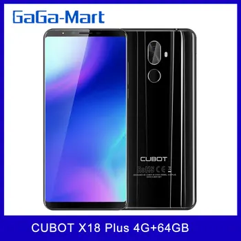 CUBOT X18 Plus 4G Mobilných telefónov FHD+ 18:9 Octa-core, 4GB+64GB Zadná Kamera 20MP+2.0 MP Predná Kamera 13MP Odtlačkov prstov smartphone