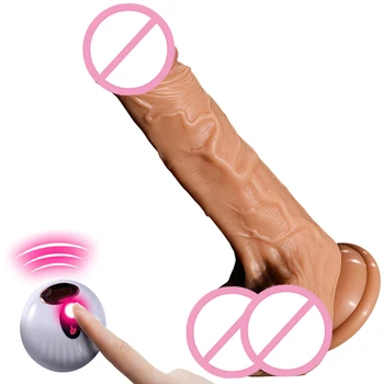 10 Rýchlosť Obrovský Realistické Dildo Vibrátor Sexuálne Hračky Pre Ženy Swing Kúrenie Veľké Umelé Penisy Penis, Vibrátory Klitorisu G Mieste Stimulátor