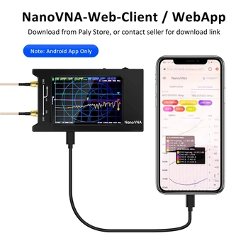 Nové NanoVNA-H4 4 Palcový LCD Displej 50KHz-1,5 GHz VNA HF a VHF UHF UV Vektor Analyzátora Siete Anténa Analyzer