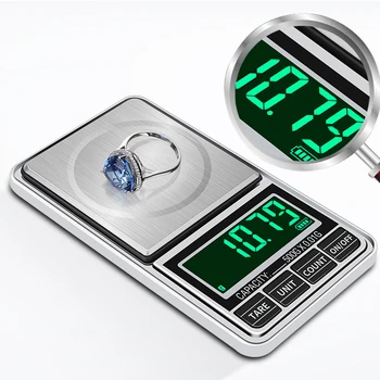 100 g/200 g/300 g/500g 0.01 g Mini Digitálne Váhy Vrecku Šperky Váhy Presné Elektronické Vyváženie Hmotnosti Balanca Digitálnej Stupnice