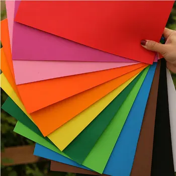 10Pcs/Pack Späť Nálepky Hubky Papier Eva Gumy Umenie Origami Papier Mš DIY Farebné Ručne Goma Eva Papier Moosgummi